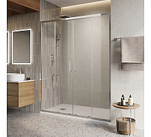 Душевая дверь в нишу BelBagno LUCE-BF-2-160-C-Cr