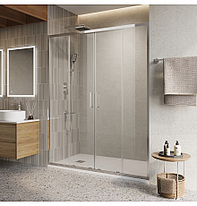 Душевая дверь в нишу BelBagno LUCE-BF-2-160-C-Cr