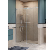 Душевая дверь в нишу BelBagno SOFT_CLOSE-2-BF-1-140-C-Cr профиль хром, стекло прозрачное