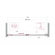 Душевая дверь в нишу BelBagno SOFT_CLOSE-1-BF-1-140-C-Cr профиль хром, стекло прозрачное