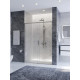 Душевая дверь CEZARES PLANE-BF-1-130-C-IN, 130х195, профиль сатин, стекло прозрачное