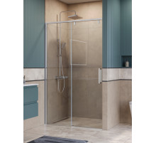 Душевая дверь в нишу BelBagno SOFT_CLOSE-1-BF-1-120-C-Cr профиль хром, стекло прозрачное