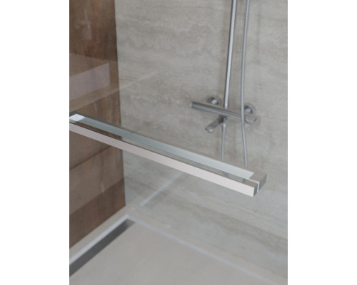 Душевая дверь CEZARES LUX-B-FS-1-80-C-CR, 80 см, профиль глянцевый хром, стекло прозрачное