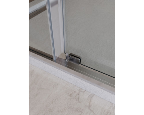 Душевая дверь CEZARES LUX-B-FS-11-100-C-CR, 100 см, профиль хром глянцевый, стекло прозрачное