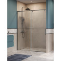 Душевая дверь в нишу BelBagno SOFT_CLOSE-1-BF-1-160-C-GM профиль оружейная сталь, стекло прозрачное