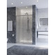 Душевая дверь CEZARES PLANE-BF-1-120-C-IN, 120х195, профиль сатин матовый, стекло прозрачное