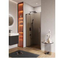 Душевая дверь в нишу CEZARES SLIDER-B-1-90/100-BR-GM