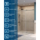 Душевая дверь в нишу BelBagno SOFT_CLOSE-2-BF-1-180-C-GM профиль оружейная сталь, стекло прозрачное