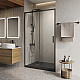 Душевая дверь в нишу BelBagno LUCE-BF-1-120-C-NERO