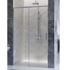 Душевая дверь CEZARES PLANE-BF-1-120-C-CR, 120х195, профиль хром глянцевый, стекло прозрачное