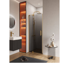 Душевая дверь в нишу CEZARES SLIDER-B-1-80/90-GRIGIO-BORO