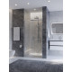 Душевая дверь CEZARES PLANE-BF-1-100-C-CR, 100х195, профиль хром, стекло прозрачное