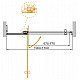 Душевая дверь в нишу CEZARES SLIDER-B-1-100/110-BR-BORO