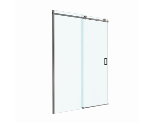 Душевая дверь в нишу BelBagno SOFT_CLOSE-2-BF-1-140-C-GM профиль оружейная сталь, стекло прозрачное