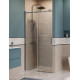 Душевая дверь в нишу BelBagno SOFT_CLOSE-2-BF-1-110-C-GM профиль оружейная сталь, стекло прозрачное