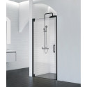 Душевая дверь в нишу BelBagno MARMI-B-1-90-C-NERO