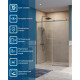 Душевая дверь в нишу BelBagno SOFT_CLOSE-2-BF-1-150-C-GM профиль оружейная сталь, стекло прозрачное