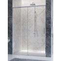 Душевая дверь CEZARES PLANE-BF-1-130-C-CR, 130х195, профиль хром глянцевый, стекло прозрачное