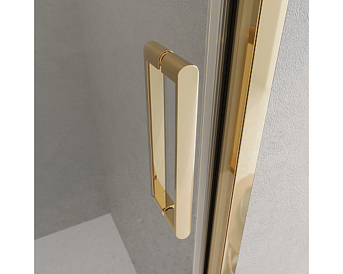 Душевая дверь в нишу BelBagno LUCE-BF-1-120-C-ORO