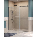 Душевая дверь в нишу BelBagno SOFT_CLOSE-2-BF-1-180-C-GM профиль оружейная сталь, стекло прозрачное
