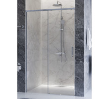 Душевая дверь CEZARES PLANE-BF-1-110-C-CR, 110х195, профиль хром глянцевый, стекло прозрачное