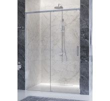 Душевая дверь CEZARES PLANE-BF-1-140-C-CR, 140х195, профиль хром глянцевый, стекло прозрачное