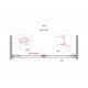 Душевая дверь в нишу BelBagno SOFT_CLOSE-1-BF-1-130-C-Cr профиль хром, стекло прозрачное