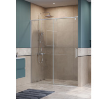 Душевая дверь в нишу BelBagno SOFT_CLOSE-1-BF-1-150-C-Cr профиль хром, стекло прозрачное