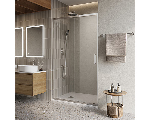 Душевая дверь в нишу BelBagno LUCE-BF-1-120-C-Cr