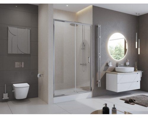 Душевая дверь в нишу BelBagno UNO-195-BF-1-155-C-Cr