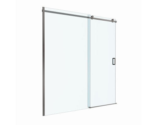 Душевая дверь в нишу BelBagno SOFT_CLOSE-2-BF-1-180-C-GM профиль оружейная сталь, стекло прозрачное