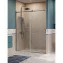 Душевая дверь в нишу BelBagno SOFT_CLOSE-2-BF-1-160-C-GM профиль оружейная сталь, стекло прозрачное