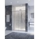 Душевая дверь CEZARES PLANE-BF-1-130-C-CR, 130х195, профиль хром глянцевый, стекло прозрачное