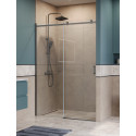 Душевая дверь в нишу BelBagno SOFT_CLOSE-2-BF-1-140-C-GM профиль оружейная сталь, стекло прозрачное