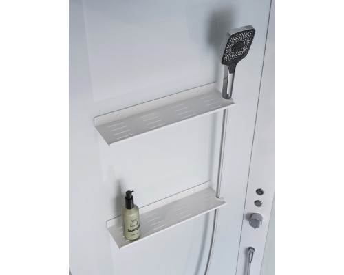 Душевая кабина BelBagno UNO-CAB-A-1-90-C-Cr-Bi-TOP-L с поддоном, профиль хром глянцевый, стекло прозрачное, левая