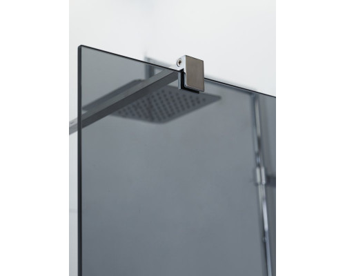 Душевая перегородка CEZARES LIBERTA-L-1-100-120-GR-Cr кронштейн 120см