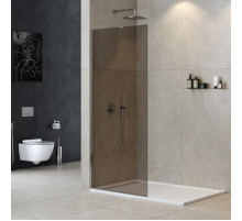 Душевая перегородка универсальная с односторонним входом CEZARES LIBERTA-L-1-TB-90-BR-Cr