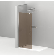 Душевая перегородка CEZARES LIBERTA-L-1-80-120-BR-Cr кронштейн 120см