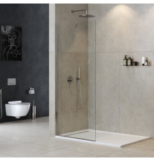 Душевая перегородка универсальная с односторонним входом CEZARES LIBERTA-L-1-TB-140-C-Cr