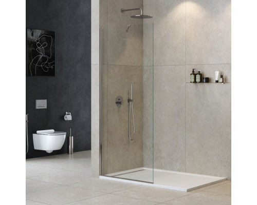 Душевая перегородка универсальная с односторонним входом CEZARES LIBERTA-L-1-TB-140-C-Cr
