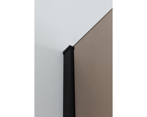 Душевая перегородка CEZARES LIBERTA-L-1-110-120-BR-NERO кронштейн 120см