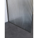 Душевая перегородка BelBagno UNO-L-1-TB-90-FL-GM, 90 см, профиль оружейная сталь, стекло рифленое FLUTTO