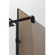 Душевая перегородка CEZARES LIBERTA-L-2-90-120-BR-NERO кронштейн 120 см