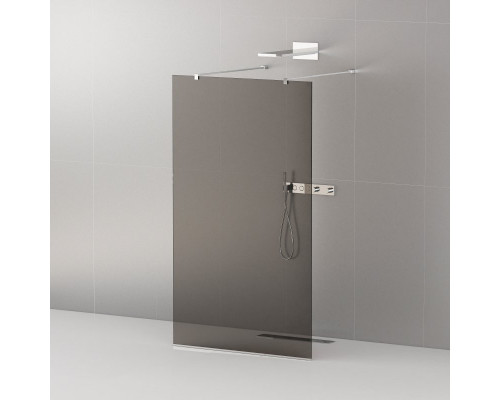 Душевая перегородка CEZARES LIBERTA-L-2-110-120-GR-Cr кронштейн 120 см