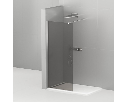 Душевая перегородка CEZARES LIBERTA-L-1-110-120-GR-Cr кронштейн 120см