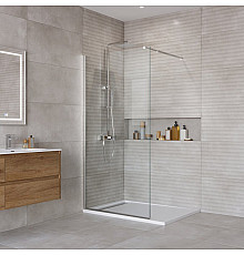 Душевая перегородка BelBagno KRAFT-L-1-110-C-Cr