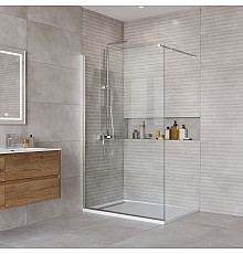 Душевая перегородка BelBagno KRAFT-L-1-120-C-Cr