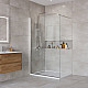 Душевая перегородка BelBagno KRAFT-L-1-120-C-Cr