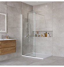 Душевая перегородка BelBagno KRAFT-L-1-70-C-Cr