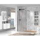 Душевая перегородка CEZARES LIBERTA-L-1-90-120-GR-NERO кронштейн 120см